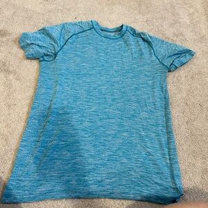 mens old style lulu tee blue